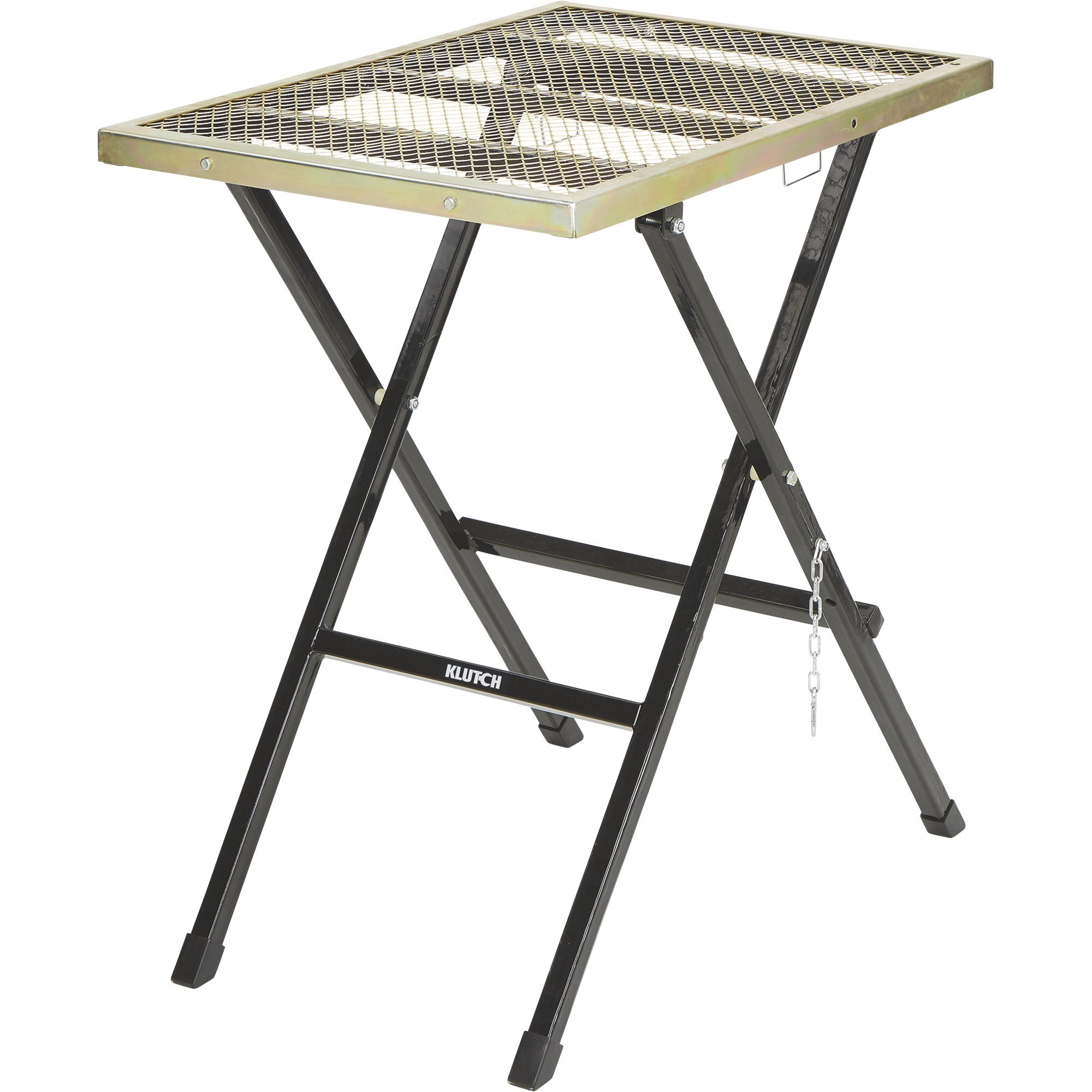 Klutch Portable Folding Welding Table — 30in.L x 20in.W x 32 1/4in.H